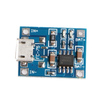 TP4056 Mini Micro USB 1A Lítium Akkumulátor Töltő Töltő Modul Testület-M40