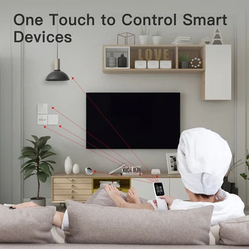 2.4 az LCD Smart Központi Ellenőrző Képernyő Tuya Intelligens Otthon WiFi Érintőképernyős Központ Vezérlőpult Infravörös Távirányító Intelligencia Haza Készülék