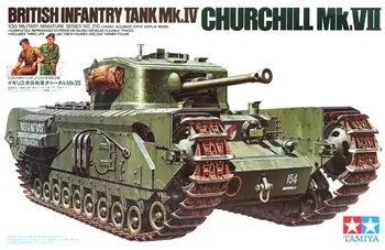 Tamiya 35210 1/35 Brit Infnatry Tartály Mk.IV Churchill Mk.VII. (Műanyag modell)