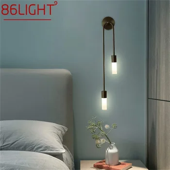 86LIGHT Réz Fali Lámpa Modern Arany Gyertyatartókat Egyszerű LED-es Beltéri Fény Haza Nappali