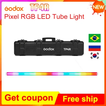 Godox TP4R 2000-10000K Pixel RGB LED Cső Fény Kézi Stick Videó Fény APP Control Stúdió Fotó Lámpa Fotózás