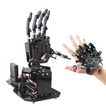 Nyílt Forráskódú Bionikus Robot Kéz Öt Ujja a Robot Jobb Kezét STM32 Változat + Hordható Mechanikus Kesztyű