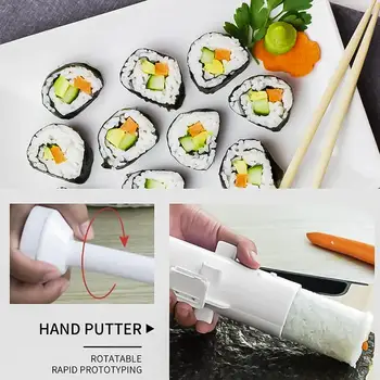 Gyors Sushi Készítő Roller Rizs Penész, Zöldség, Hús Rolling Kütyü DIY Sushi Készülék, Így a Gép Konyhai berendezések