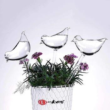 1db Kivitelezés Automatikus Egyéni Öntözés Üveg Madár, Öntöző Kannák Virágok a Növény Dekoratív Átlátszó Pvc Öntöző Berendezés