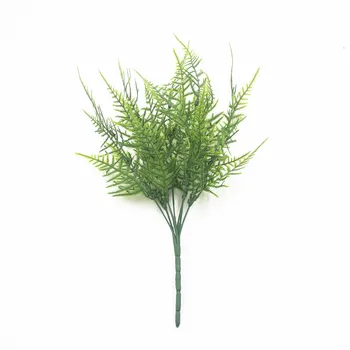 Műanyag Spárga Perzsa Páfrány Utánzat Növény Selyem Virág Kültéri Dekoráció Víz Növény Mesterséges Háttér Fal