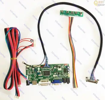 LCD vezérlő Vezető Testület Monitor Készlet P320HVN07.0 1920X1080 panel, HDMI-kompatibilis a DVI-VGA Audio