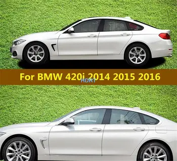Rozsdamentes Acél Készítő Keret Autó Stílus Ablak Trim Szalag Takarja Protector Dekoráció Kiegészítők BMW 420i 2014 2015 2016