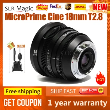 SLR Magic MicroPrime Cine 18mm T2.8 Objektív sony E-Mount Fuji X-Hegy