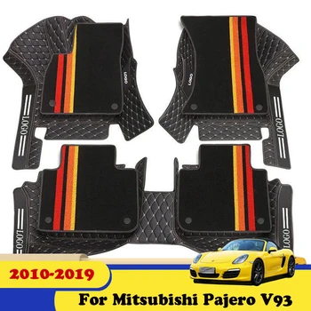 Kiváló Minőségű Autó Szőnyeg Mitsubishi Pajero V93 2019 2018 2017 2016 2015 2014 2013 2012 2011 2010 Auto Szőnyegek Alkatrészek