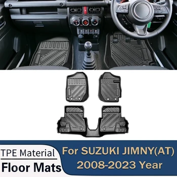 A Suzuki Jimny MK3 MK4 2008-2019 Auto Autó Szőnyeg Minden Időjárási TPE Láb Szőnyeg Szagtalan Pad, Tray Mat Belső Kiegészítők