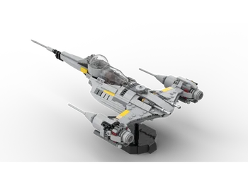 Tér Háborúk Fegyver Mandalorians Djarin N-1 Csillagharcosok Űrhajó MOC-102880 Blokkok Játékok Ajándék 75325