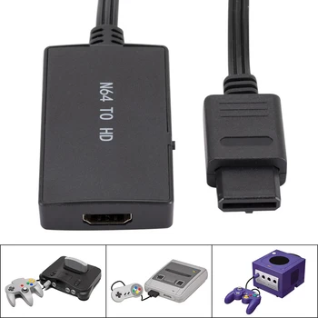 HD N64-HDMI-kompatibilis Átalakító HD Link Kábel N64/GameCube/SNES Plug and Play 1080P Adapter Játék Tartozékok N64