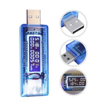 1DB USB Töltő Orvos Kapacitás Idő, Feszültség Érzékelő, Mérő Akkumulátor Teszter Árammérő Teszter diy elektronika