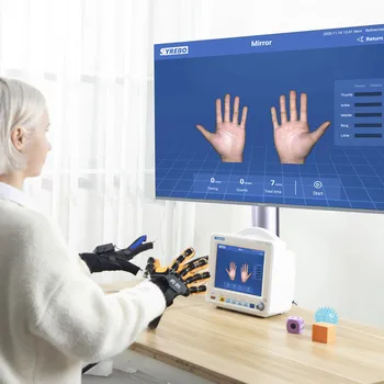 Robot kesztyű kéz rehabilitációs eszköz ujját kesztyű zárójel
