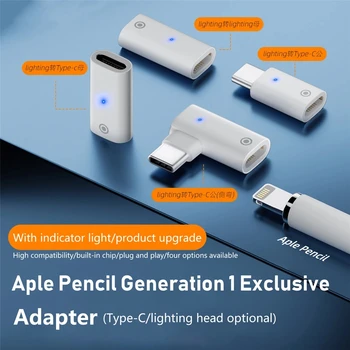 Mini Csatlakozó Töltő Apple Ceruza 1 Adapter Töltő Kábel Kábel Apple iPad Pro Ceruza a Könnyű Töltés Tartozékok Töltő