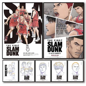 2022 Új Film, Anime ábra Az Első Slam Dunk Északi nyomatok Wall art Esztétikai Haza Szoba Dekoráció HD plakátok vászon festmény