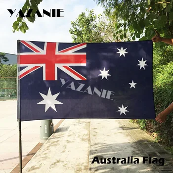 YAZANIE 90x150cm Ausztrália Zászló Poliészter Zászló Banner a Fesztivál lakberendezési Csoportok Egyéni Banner Nagykereskedelmi Ingyenes Szállítás