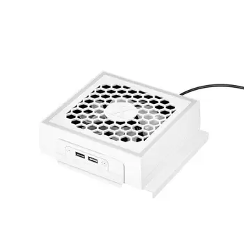 Kényelmes Függőleges Vagy Vízszintes Elhelyezés Játék Konzol Hűtés Alap 2.4. A hűtőventilátor Állomás Beépített RGB Lámpa