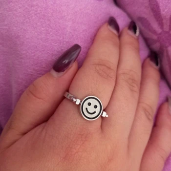 Forgatható Gyűrű a Nők, Férfiak, Anti-Stressz-Gyűrű Pár Ékszert Emo Ajándékok