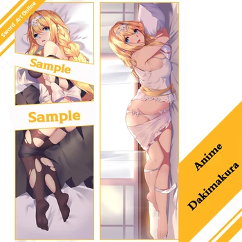Anime Kard Art Online Alicization Háború Alvilág Alice Dakimakura Ölelés Test Párnahuzatok Dobja Ágynemű Párna Fedezze 150cm