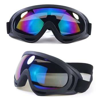 Kacamata Ski Tahan Angin Musim Dingin Kacamata Cs Olahraga Luar Ruangan Kacamata Ski Uv400 Tahan Debu Kacamata Bersepeda Moto