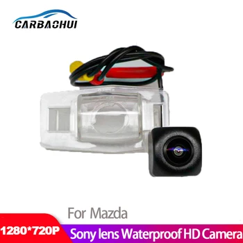 HD 1280x720 175° halszem objektív csillagfény éjjellátó autó visszapillantó kamera Mazda 323 / Familia / Allegro 2003-2012