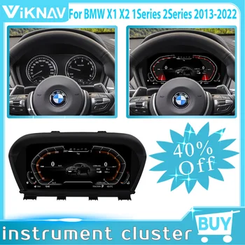 ViKNAV a 12,3 colos BMW X1 X2 1Series 2Series 2013-2022 autó műszerfalon csere linux digitális mérőműszer képernyő