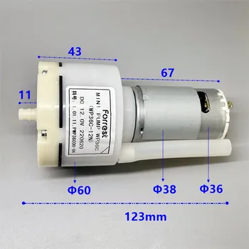 Vadonatúj 12V-os 10L/min 15L/min nagy levegő áramlását vákuum szivattyú 555 DC motor pumpa negatív nyomás orvosi használatra~