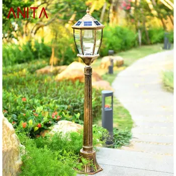 ANITA Retro Kültéri Kerti Lámpák Napelemes Kerti Lámpa LED Vízálló Otthoni Dekorációs Út Udvar
